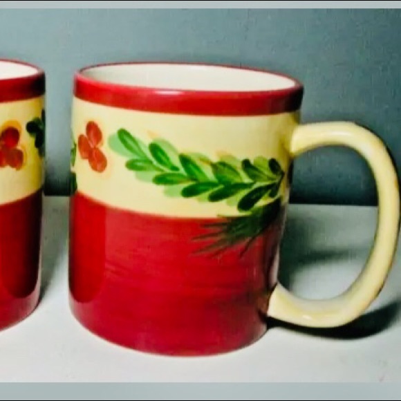🎄SLAH Set of 2 Christmas Memories Standard Coffee Cups EUC - Picture 3 of 5